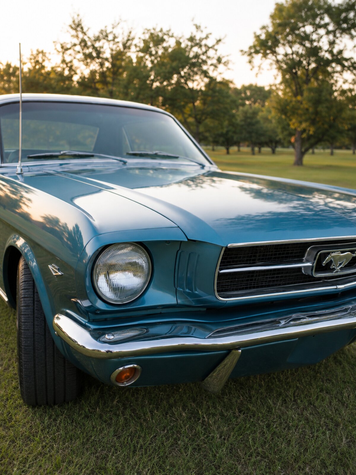 1966 Ford Mustang sapphire blue