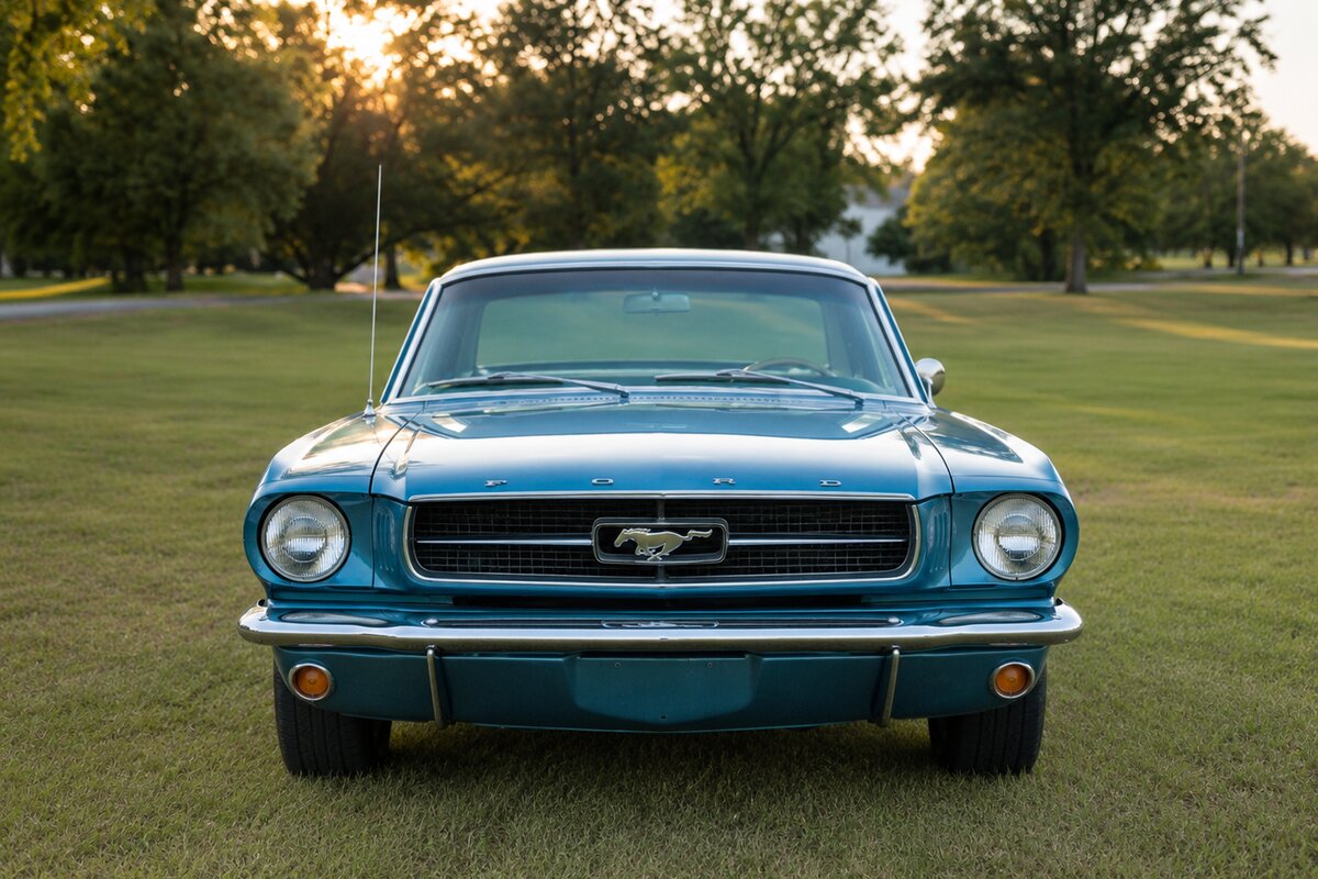 Mustang front view